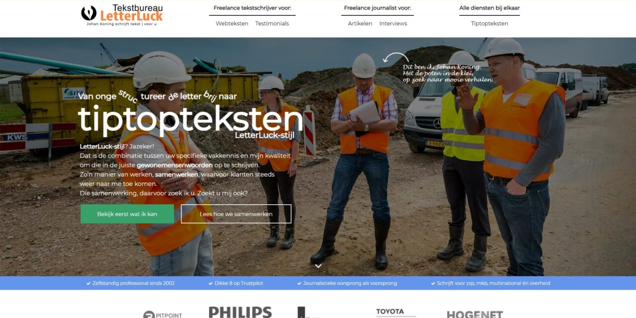 Twentse tekstschrijver met Groningse roots Johan Koning lanceert nieuwe website